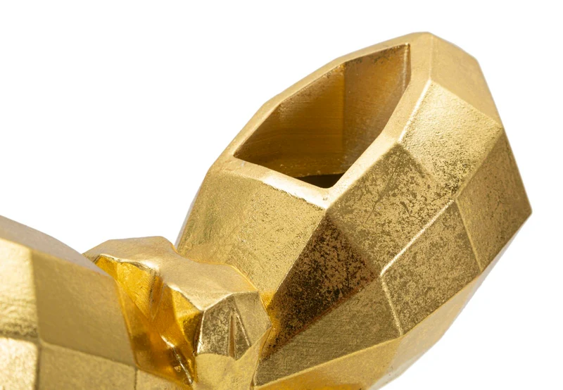 Vaso Butterfly Gold 22,5x8x15 cm in Resina Oro
