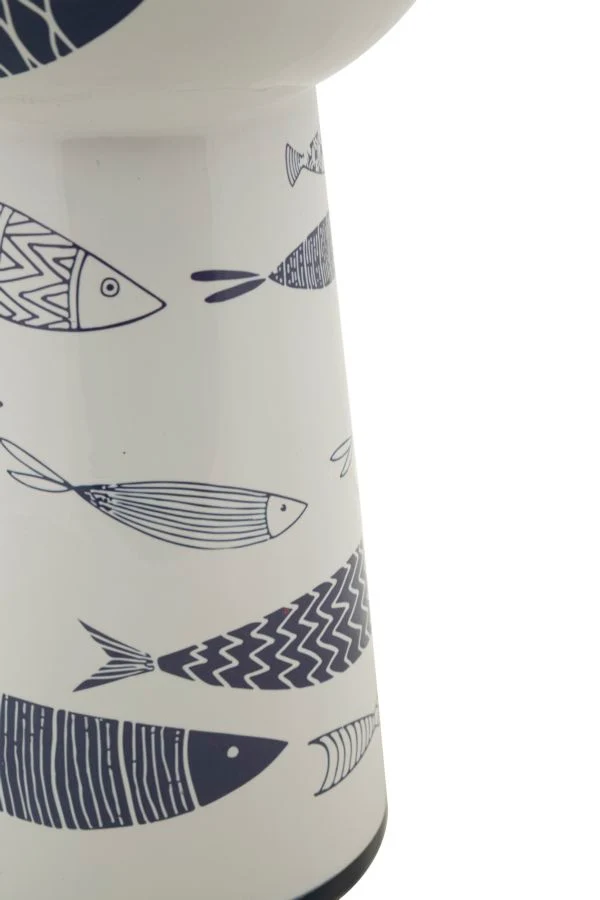 Vaso Ceramica Fish Tall Ø14x38,5 cm in Ceramica Multicolor