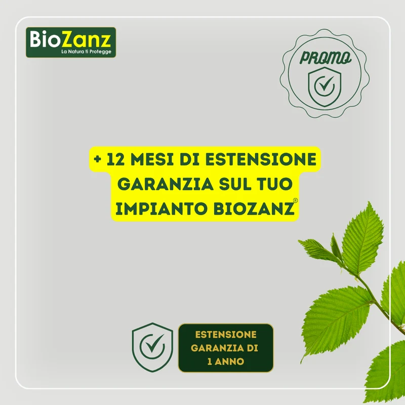 🛡️ Estensione Garanzia Ufficiale BioZanz®: Un Anno Extra di Serenità Totale