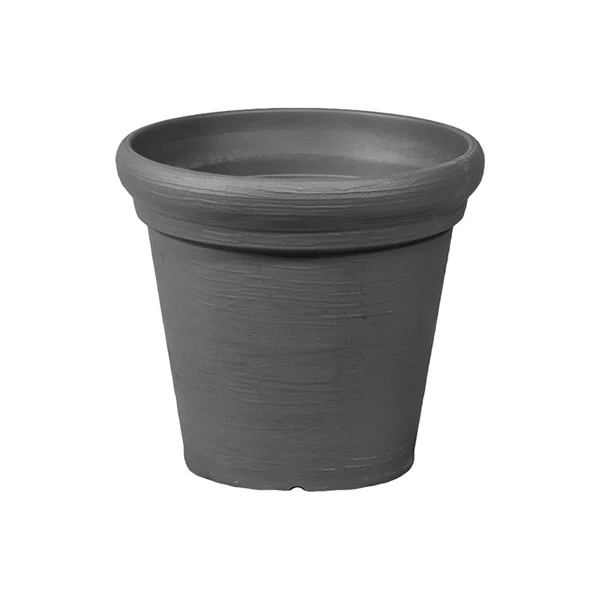 Vaso Antico In Resina Antracite 38x38x35 Cm