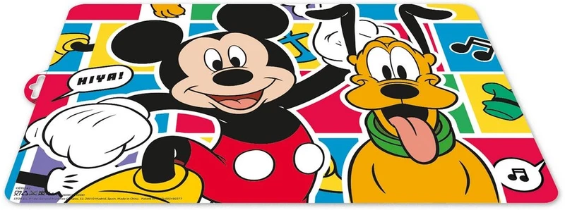 TATAWAY Disney Tovaglietta individuale colorata per bambini in plastica Mickey