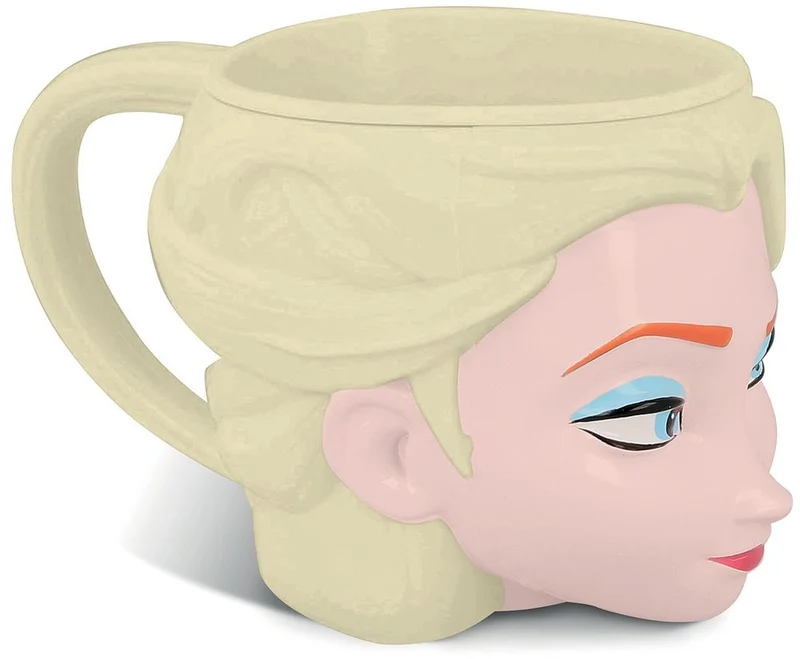 TATAWAY Disney Tazza per bambine Frozen con personaggio 3D Elsa 210 ml