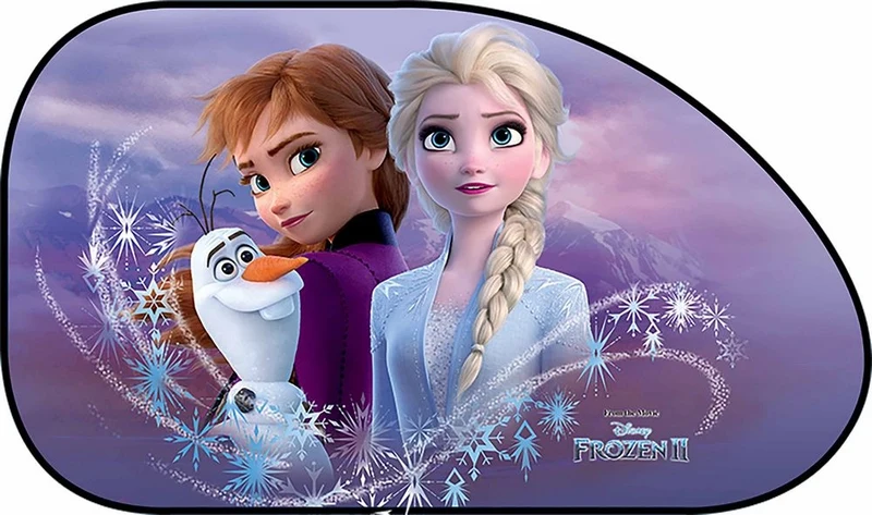 Coppia tendine laterali auto Frozen 2 38x65 cm ? Protezione solare Disney