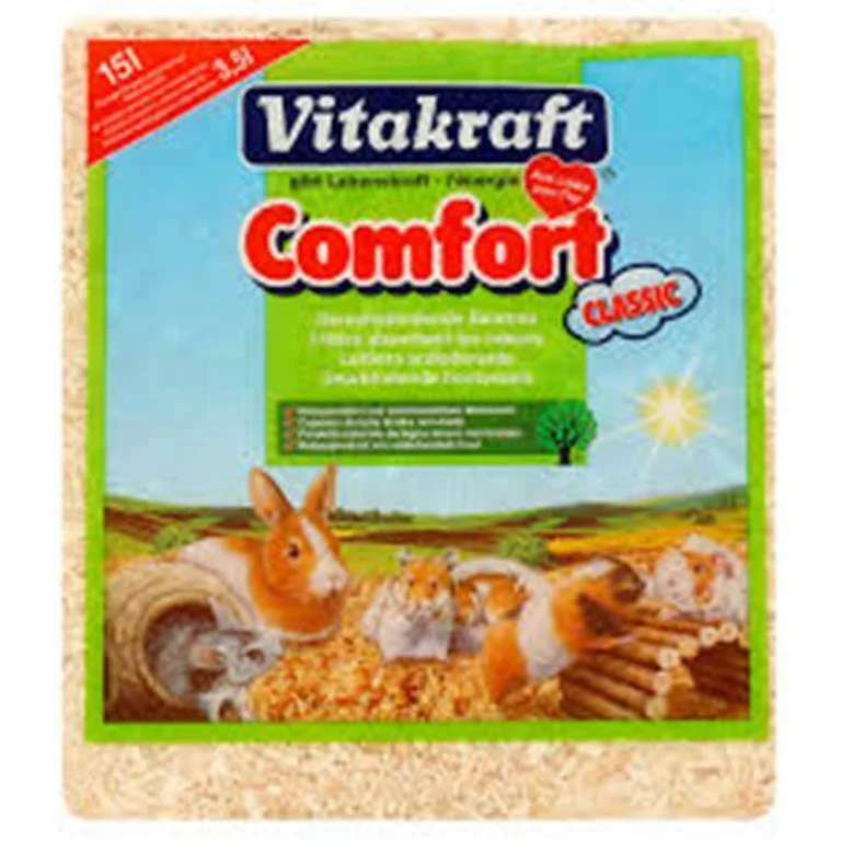 LETTIERA X ANIMALI ANTI ODORANTE IN LEGNO VITAKRAFT COMFORT LT. 15