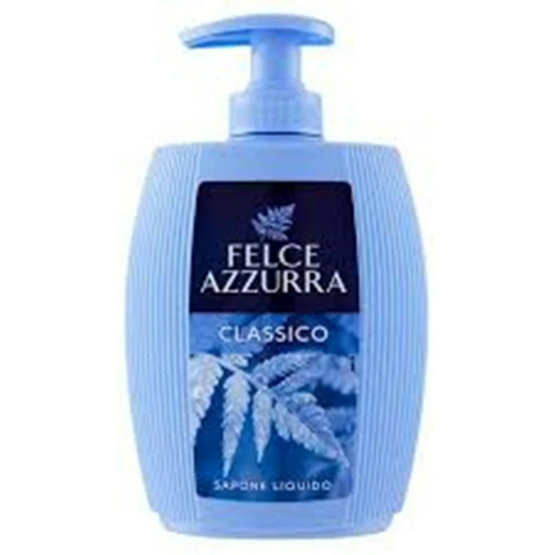 9X SAPONE liquido Felce Azzurra CLASS.EROGATORE ML 300 FORMULA ARRICCHITA ML2700