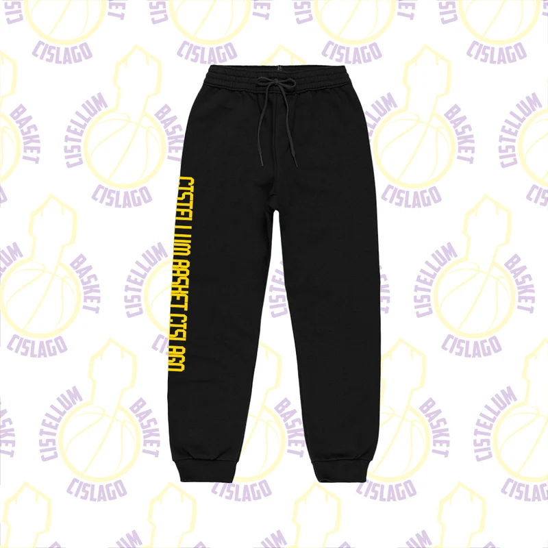 CISLAGO BASKET pantaloni NERI tuta bimbo