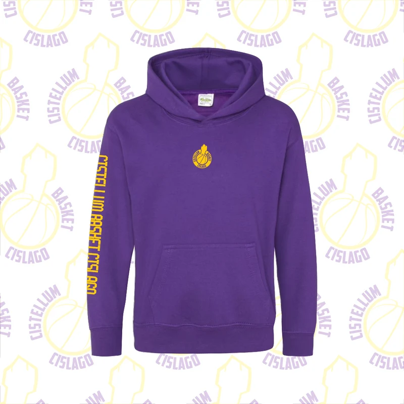 CISLAGO BASKET felpa cappuccio unisex