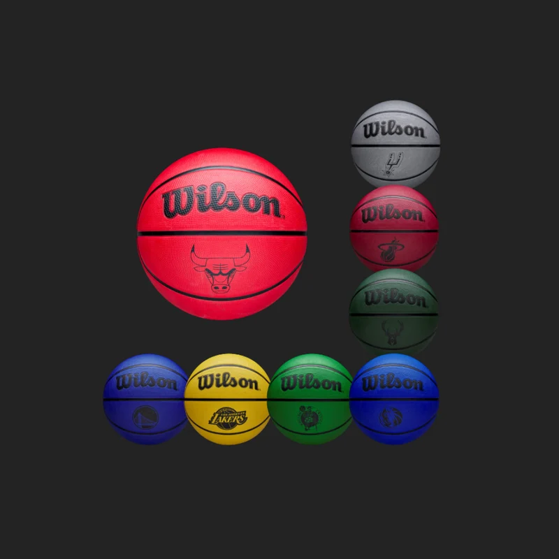 Pallone da minibasket WILSON NBA Team Tribute Solid - 20 Pz (16,00 € cad.)