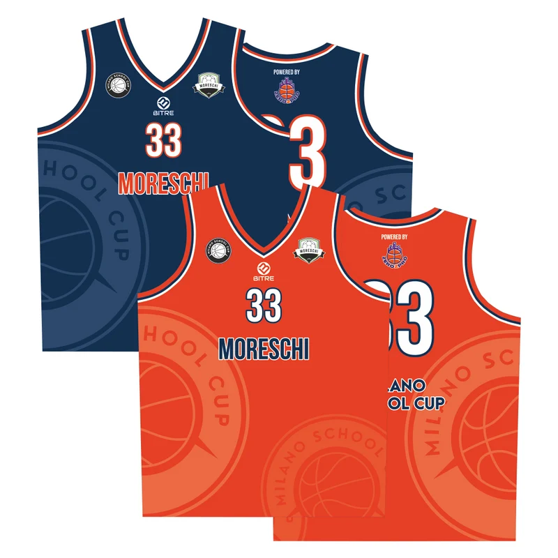 MORESCHI canotta basket double donna