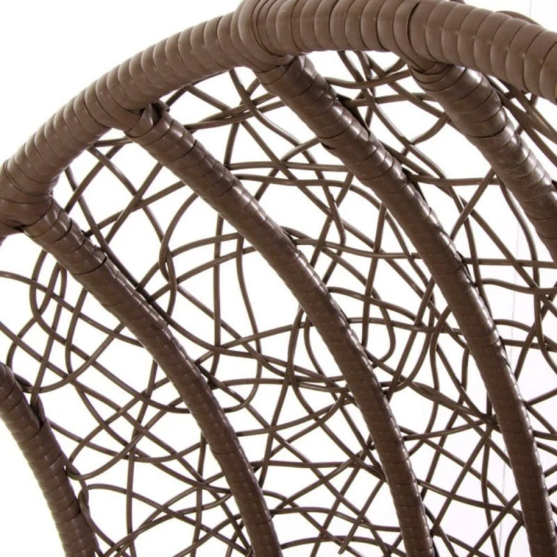 Poltrona Pensile Rattan con cuscino Verdelook