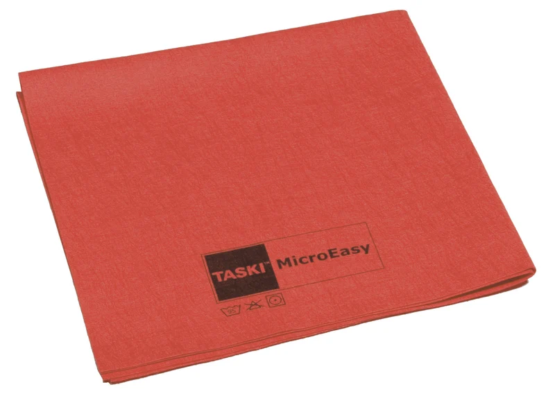 Panno in microfibra tessuta-non-tessuta Diversey TASKI MicroEasy 38 x 37 cm Rosso 1 pezzo DISPONIBILE IN 7 GIORNI LAVORATIVI