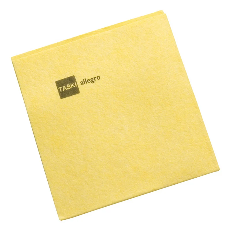 Panno multiuso in tessuto-non-tessuto Diversey TASKI Allegro Giallo 50 pezzi DISPONIBILE IN 7 GIORNI LAVORATIVI