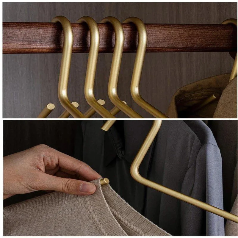 Elegant and functional 5-hook wardrobe organizer
