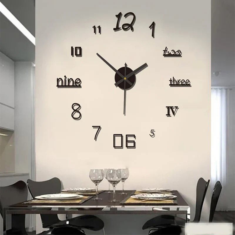 Decorative wall clock for modern interiors