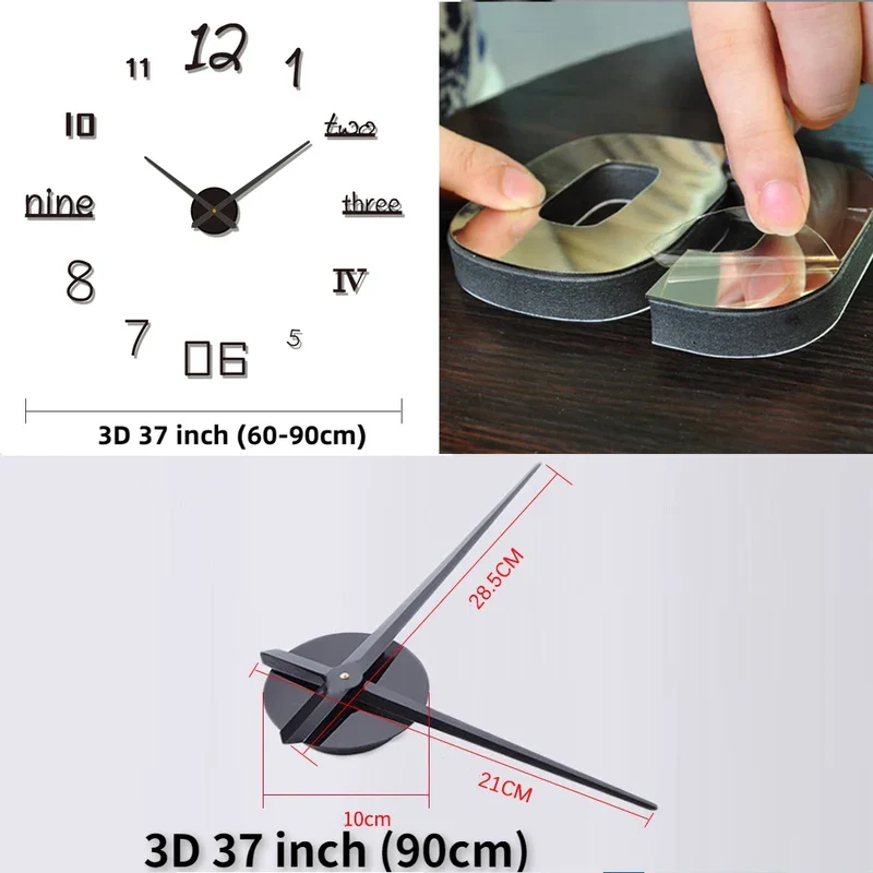 Decorative wall clock for modern interiors