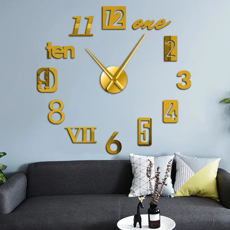 Decorative wall clock for modern interiors