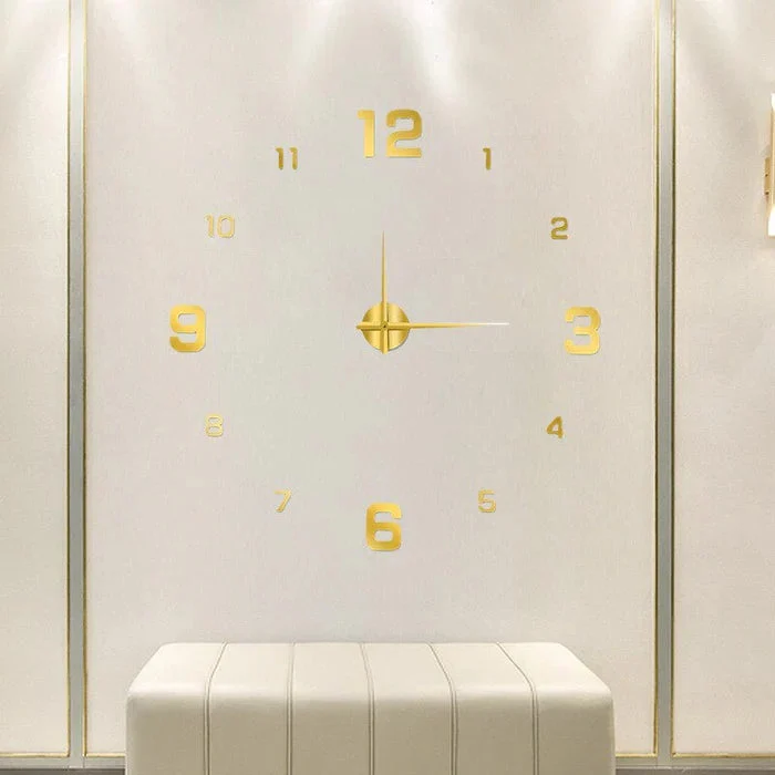 Decorative wall clock for modern interiors