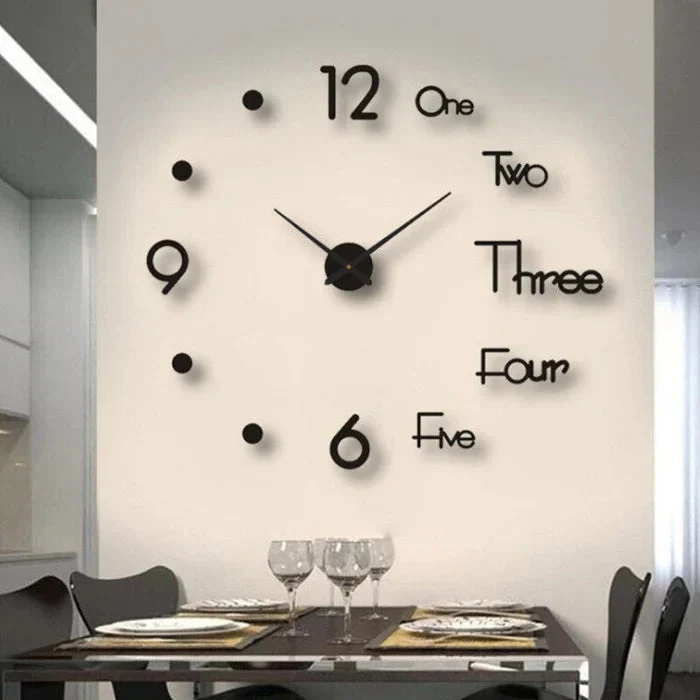 Decorative wall clock for modern interiors