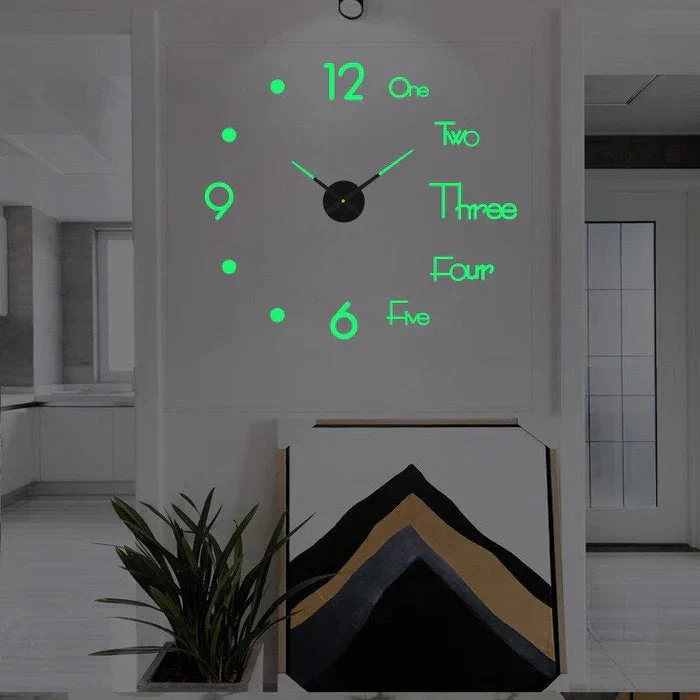 Decorative wall clock for modern interiors
