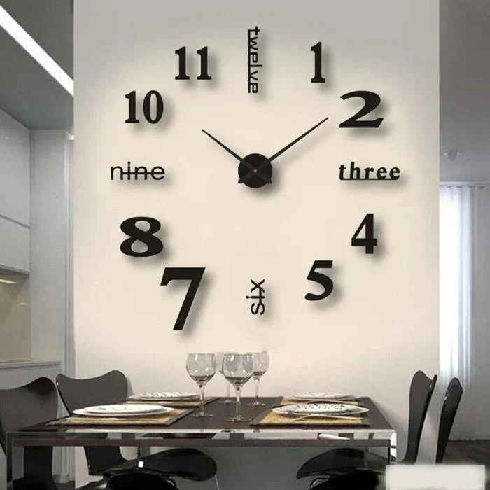 Decorative wall clock for modern interiors