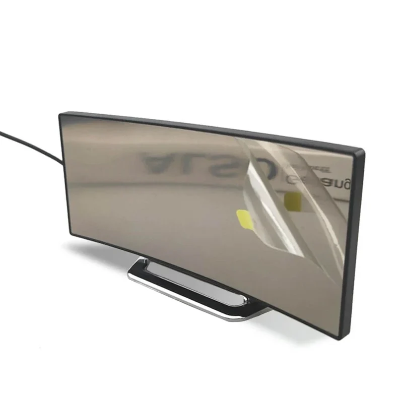 Elegant Curved LED Digital Clock