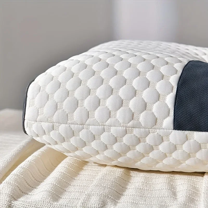Supportive memory foam neck pillow