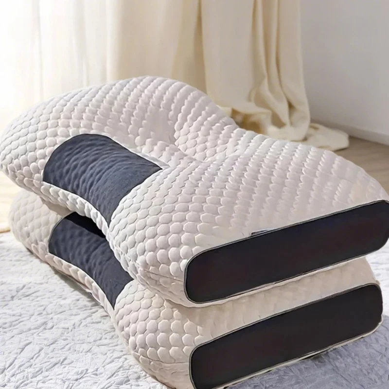 Supportive memory foam neck pillow