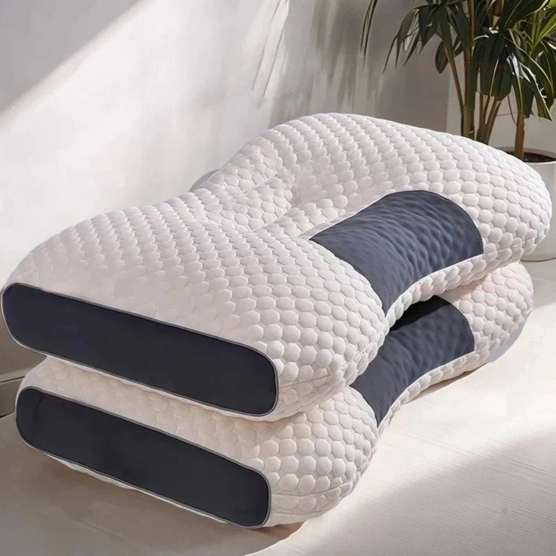 Supportive memory foam neck pillow