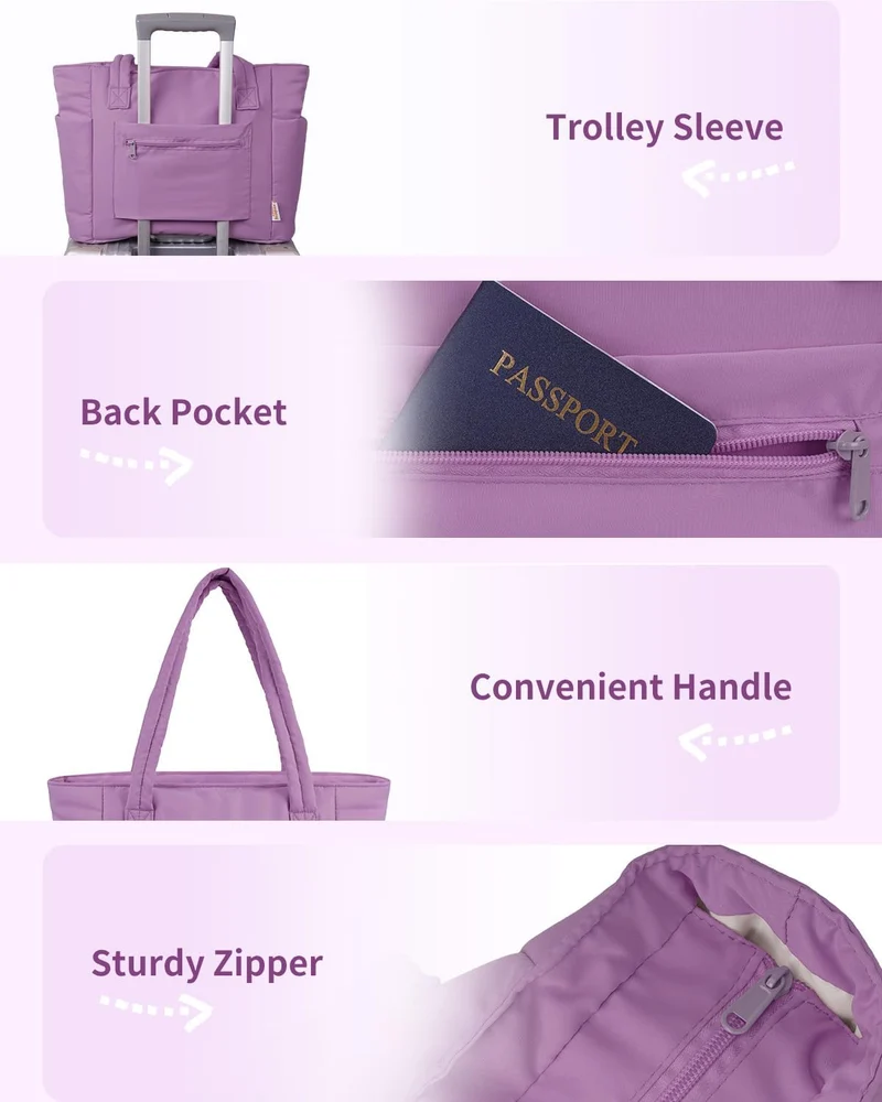 Elegant Everyday Tote Bag with Cup Holder and Secure Laptop Compartment