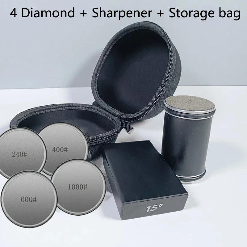 Advanced Knife Sharpener with Roller and Magnetic Set