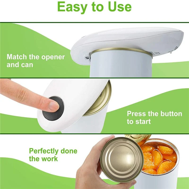 Compact Practical One-Touch Can Opener