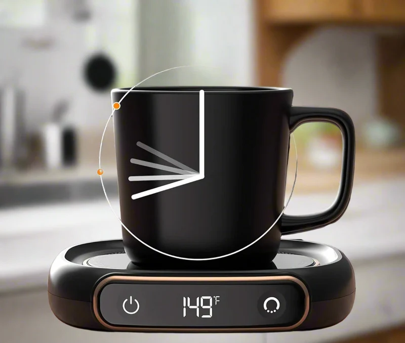 Compact USB Cup Warmer with Timer