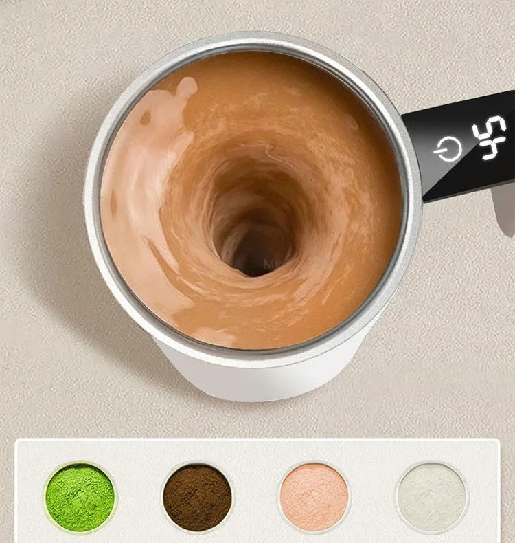 Smart Rechargeable Self-Stirring Coffee Mug