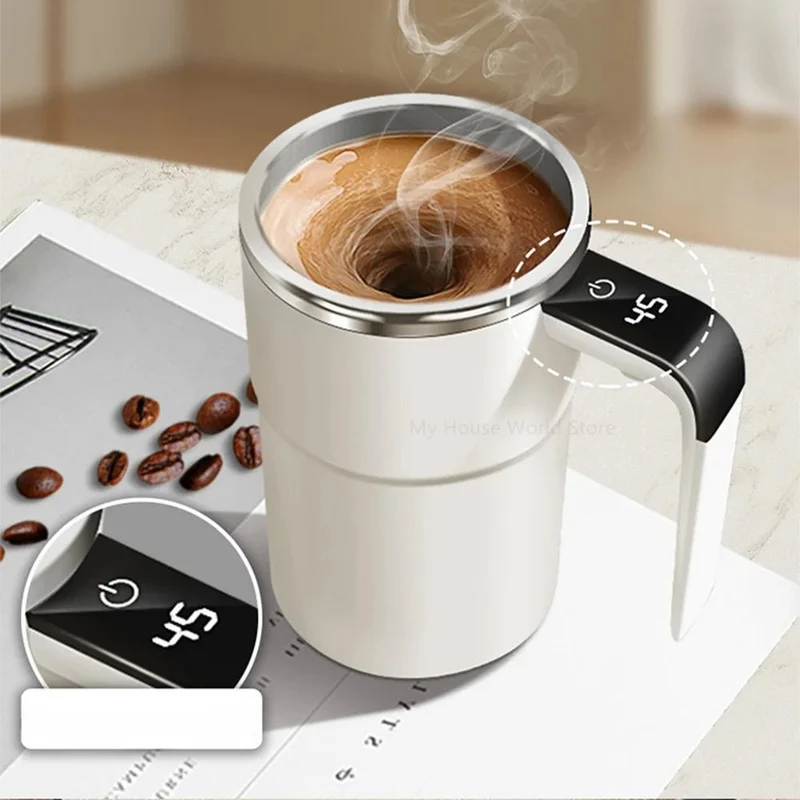 Smart Rechargeable Self-Stirring Coffee Mug