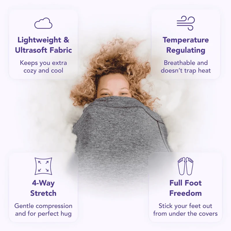 Cozy Compression Blanket for Peaceful Sleep