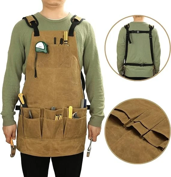 Practical Waterproof Work Apron with Pockets