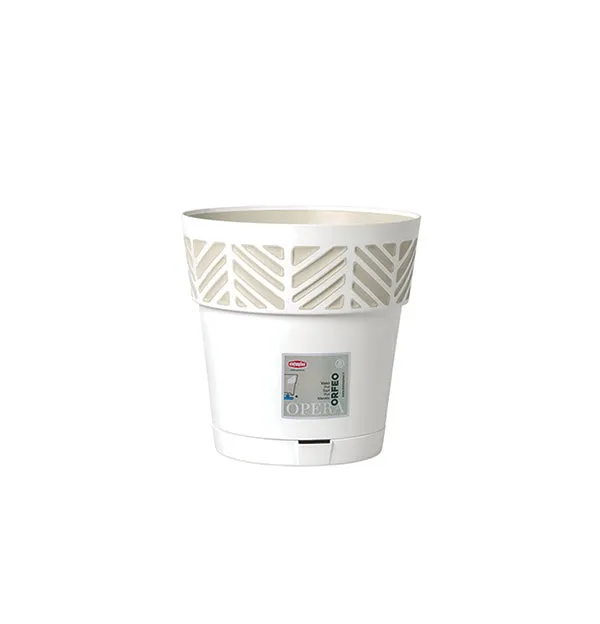 Vaso Opera Diametro 20 Bianco Stefanplast