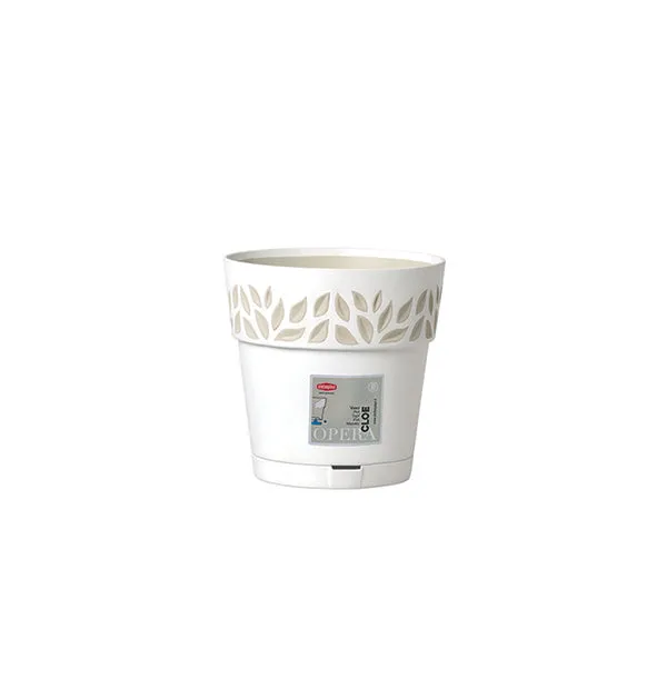 Vaso Opera Diametro 15 Bianco Stefanplast