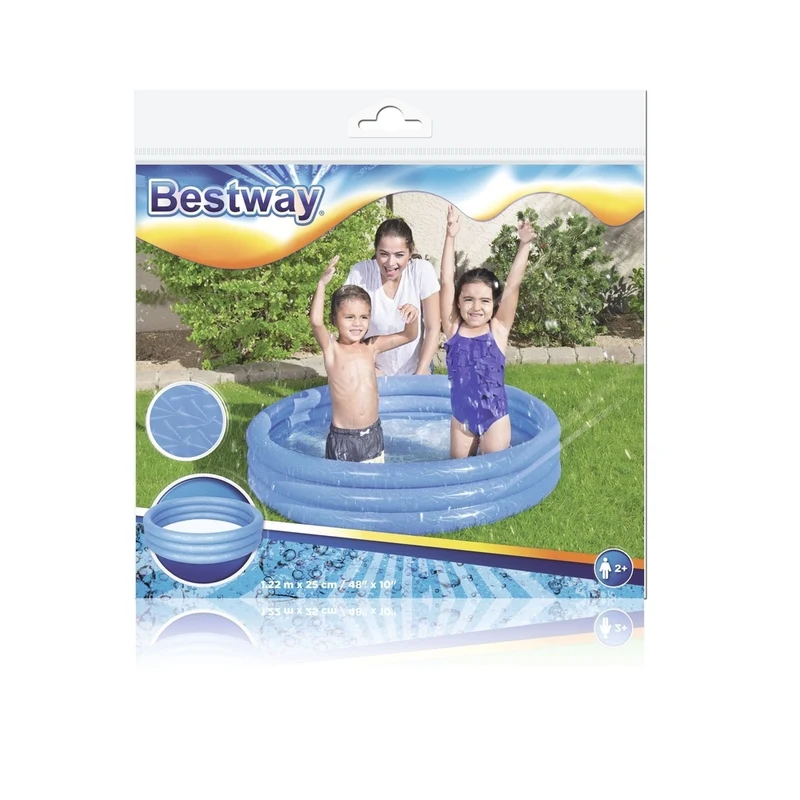 Bestway Piscina Tinta Unita 3 Anelli 122X252 Cm