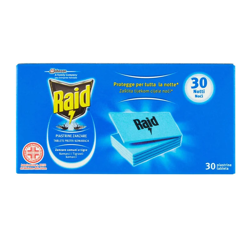 Ricarica Piastrine 30 Pz Raid