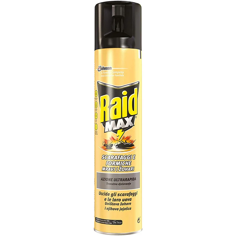 Insetticida Scarafaggi/Formiche 300 Ml Raid