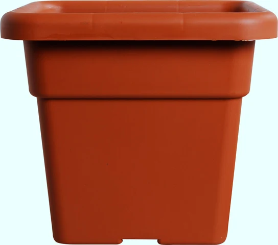 Vaso Maxi Quadro Cm.32x32x28 Coccio Art Plast