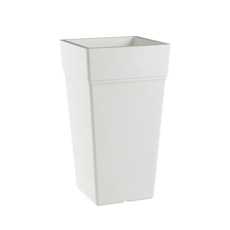 Vaso Stalk In Resina Bianco 65 Cm