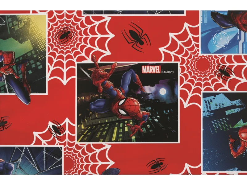 Rotolo carta regalo marvel 70cmx2mt, fantasie assortite