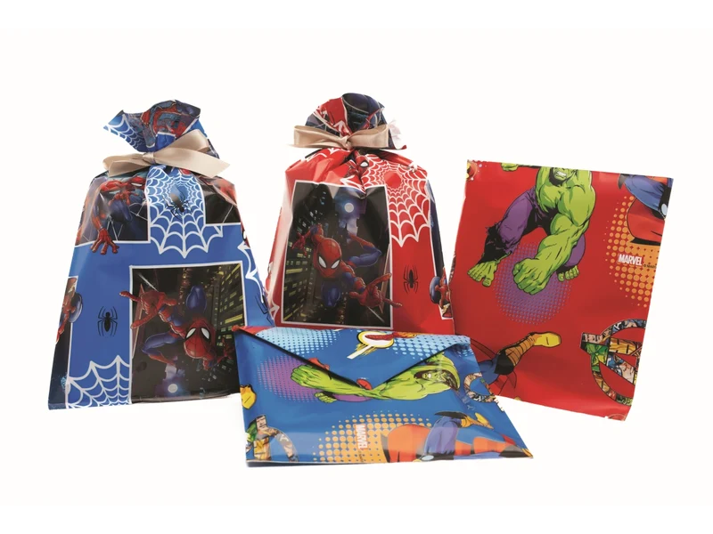 Buste marvel 25x40cm, confezione da 50 pezzi assortite