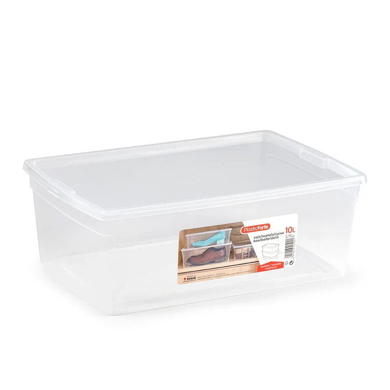 PlasticForte® Scatola Per Scarpe 10L
