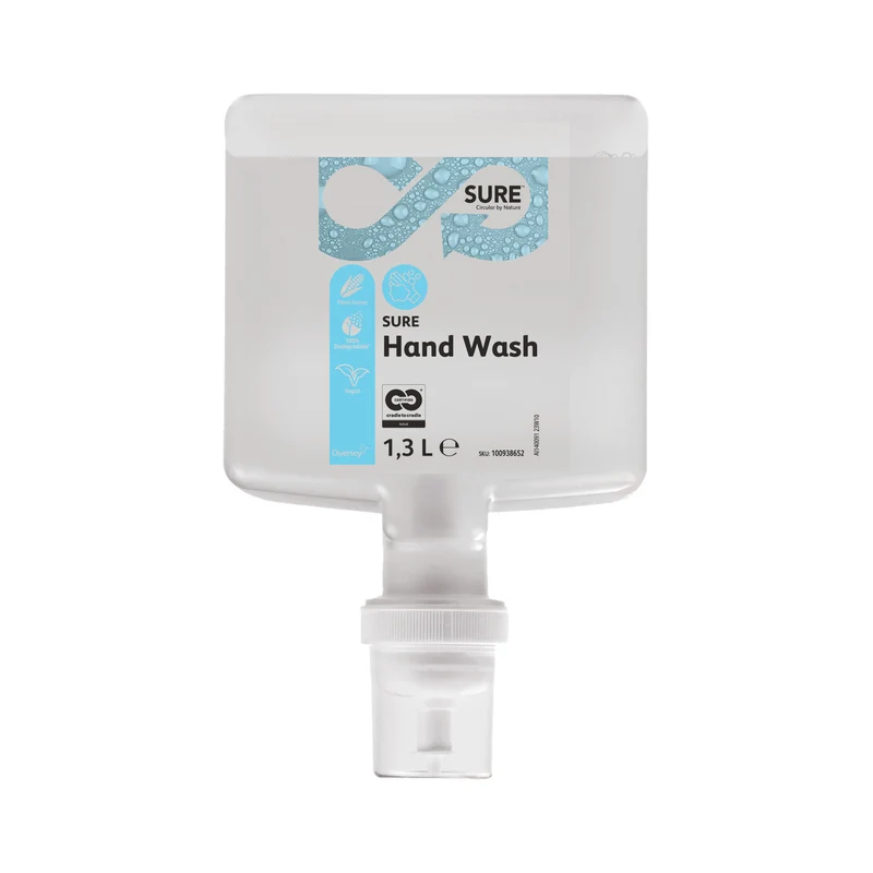 Sapone lavamani vegetale al limone Diversey SURE Hand Wash 1,3 litri DISPONIBILE IN 7 GIORNI LAVORATIVI