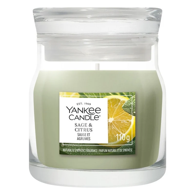 Candela Giara Piccola Yankee Candle Signature Sage & Citrus