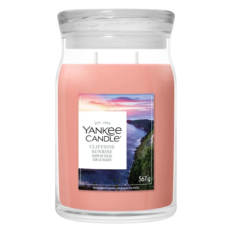 Candela Giara Grande Yankee Candle Signature Cliffside Sunrise