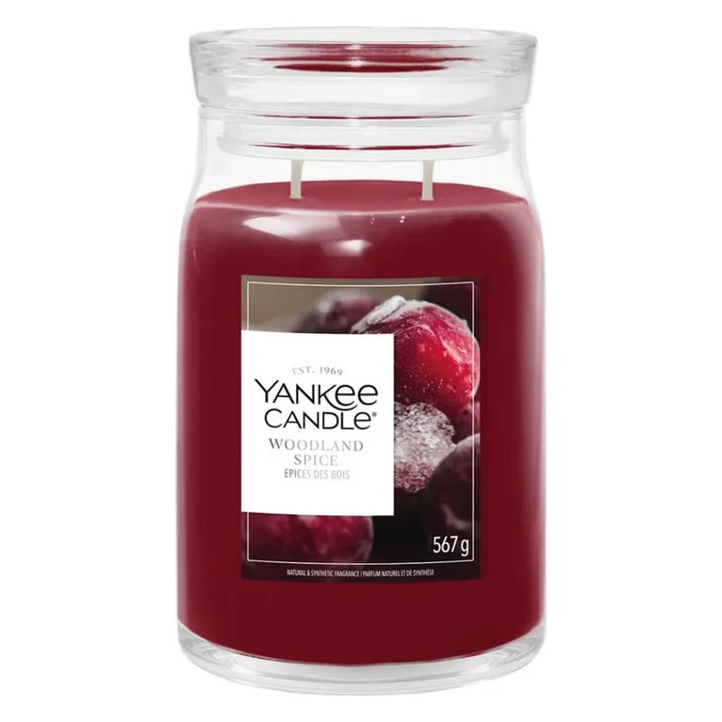 Candela Giara Grande Yankee Candle Signature Woodland Spice